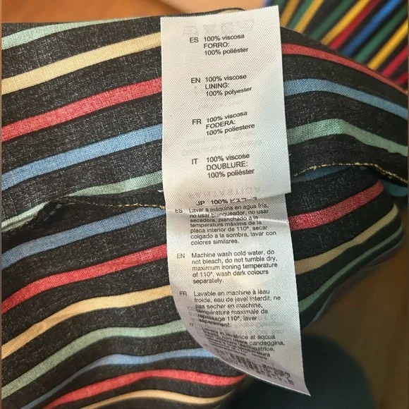 NEVER WORN rainbow Compañía Fantástica dress. Size M - Picture 5 of 5